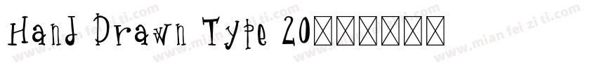 Hand Drawn Type 20字体转换